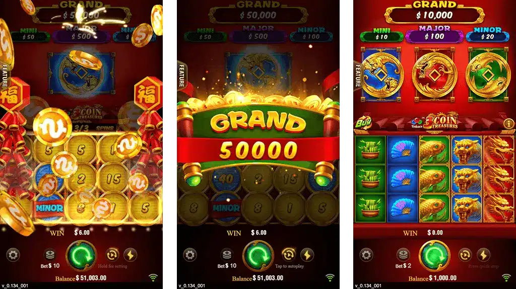3 Coins 9Winzreview Bonus